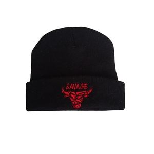 Chicago Bulls Savage Black Beanie